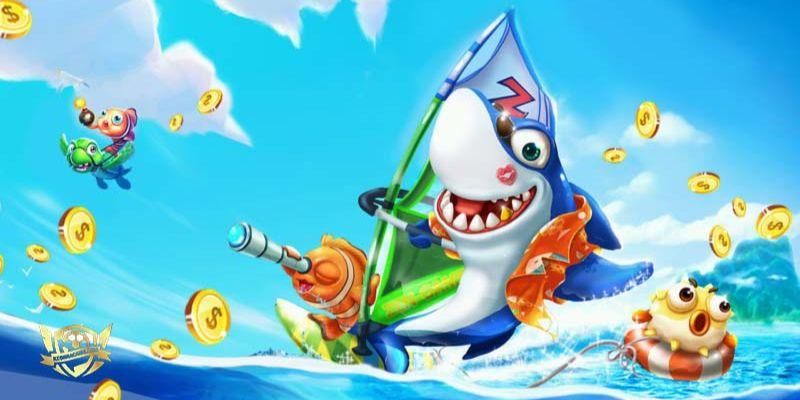 ฉากเกมยิงปลาในหน้าเลือกเกม 79z